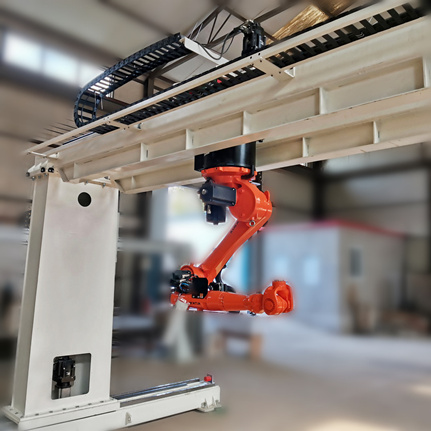 Gantry ground rail - robot seventh axis